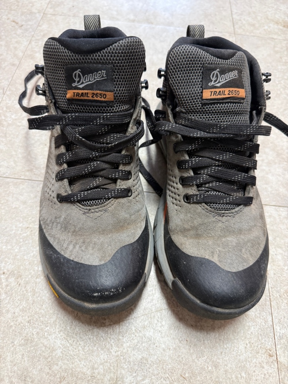 Danner Gray and Black Trail 2650 Hiking Boots